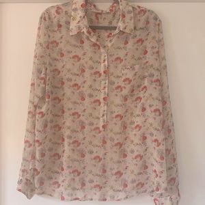 POPPY PRINT BLOUSE